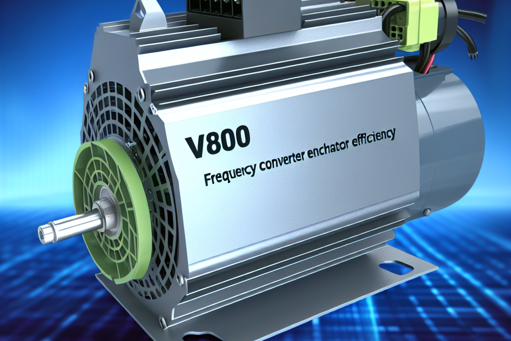 Frekvenční měnič V800 zvyšuje účinnost motorů